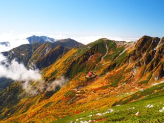 画像：初心者でも安心 紅葉の日本アルプスハイキング３日間