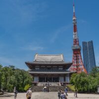 増上寺と東京タワー