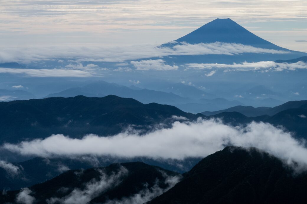 北岳からの富士山